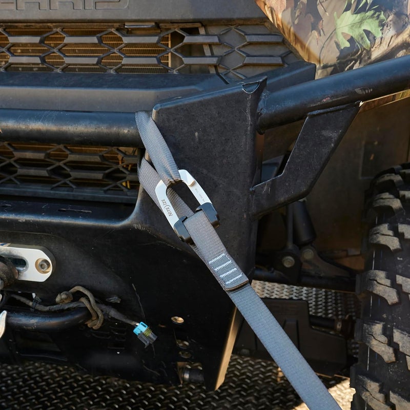 NiteIze CamJam HookLock Strap Hook - Spring-Actuated Tie Down Hook - Corrosion-Resistant Hook & Tempered Steel Cargo Fastener - Heavy-Duty Load Securing Hook for 1-Inch Straps - Large (2 Pack) - Image 5